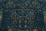 10x14 Navy and Multicolor Anatolian Traditional Rug