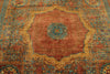 9x10 Light Blue and Light Brown Anatolian Traditional Rug