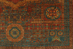 9x10 Light Blue and Light Brown Anatolian Traditional Rug