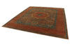 9x10 Light Blue and Light Brown Anatolian Traditional Rug