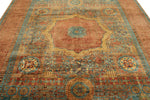 9x10 Light Blue and Light Brown Anatolian Traditional Rug