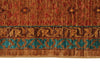9x10 Light Blue and Light Brown Anatolian Traditional Rug