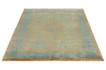 5x7 Brown and Light Blue Anatolian Traditional Rug