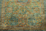 5x7 Brown and Light Blue Anatolian Traditional Rug