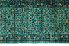 6x8 Green and Light Green Anatolian Traditional Rug