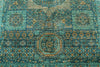 6x8 Green and Light Green Anatolian Traditional Rug