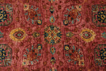 7x10 Rose and Multicolor Anatolian Traditional Rug