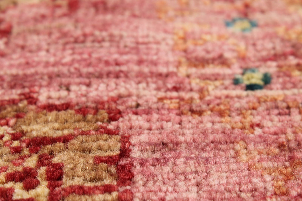 7x10 Rose and Multicolor Anatolian Traditional Rug