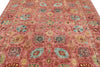 7x10 Rose and Multicolor Anatolian Traditional Rug