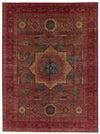 9x12 Purple and Multicolor Anatolian Traditional Rug