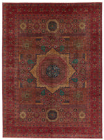 9x12 Purple and Multicolor Anatolian Traditional Rug