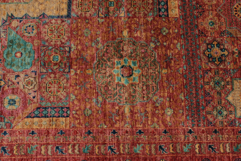 9x12 Purple and Multicolor Anatolian Traditional Rug