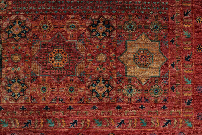 9x12 Purple and Multicolor Anatolian Traditional Rug