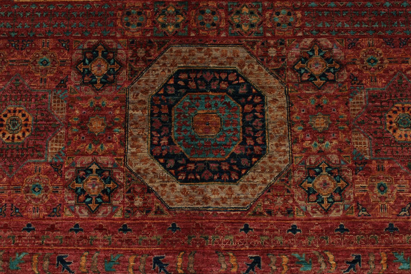 9x12 Purple and Multicolor Anatolian Traditional Rug