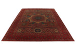 9x12 Purple and Multicolor Anatolian Traditional Rug