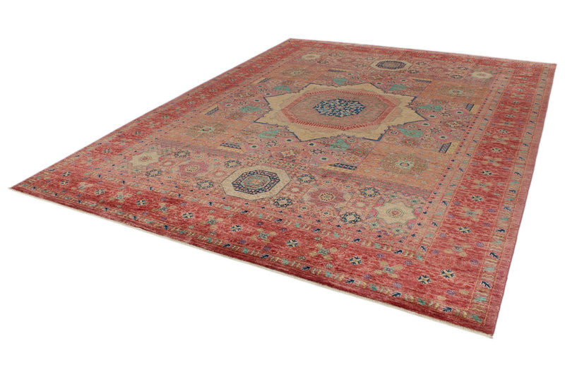 9x12 Purple and Multicolor Anatolian Traditional Rug