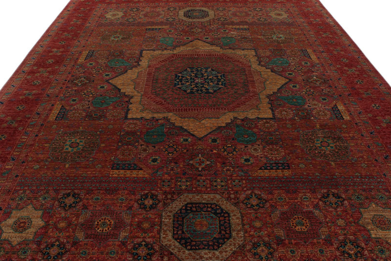 9x12 Purple and Multicolor Anatolian Traditional Rug