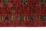 9x12 Purple and Multicolor Anatolian Traditional Rug