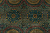 7x10 Light Green and Multicolor Anatolian Traditional Rug