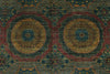 7x10 Light Green and Multicolor Anatolian Traditional Rug