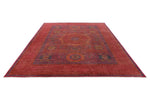 8x11 Pink and Multicolor Anatolian Traditional Rug