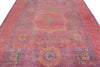 8x11 Pink and Multicolor Anatolian Traditional Rug