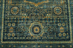 5x7 Gray and Blue Anatolian Traditional Rug