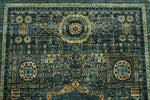 5x7 Gray and Blue Anatolian Traditional Rug