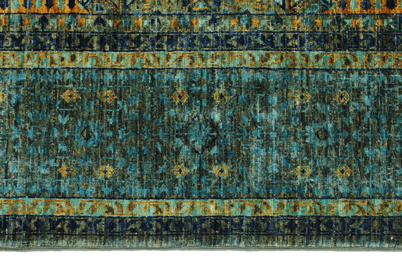 6x9 Gray and Multicolor Anatolian Traditional Rug