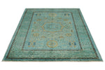 5x7 Green and Multicolor Anatolian Traditional Rug