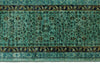 5x7 Green and Multicolor Anatolian Traditional Rug