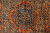 5x7 Brown and Blue Anatolian Traditional Rug