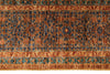 5x7 Brown and Blue Anatolian Traditional Rug