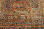 5x7 Brown and Blue Anatolian Traditional Rug