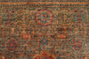 5x7 Brown and Blue Anatolian Traditional Rug