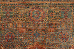 5x7 Brown and Blue Anatolian Traditional Rug