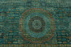 12x17 Turquoıse and Multicolor Anatolian Traditional Rug