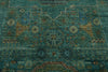 12x17 Turquoıse and Multicolor Anatolian Traditional Rug