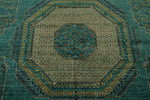 12x17 Turquoıse and Multicolor Anatolian Traditional Rug