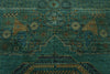 12x17 Turquoıse and Multicolor Anatolian Traditional Rug