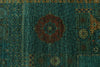 12x17 Turquoıse and Multicolor Anatolian Traditional Rug