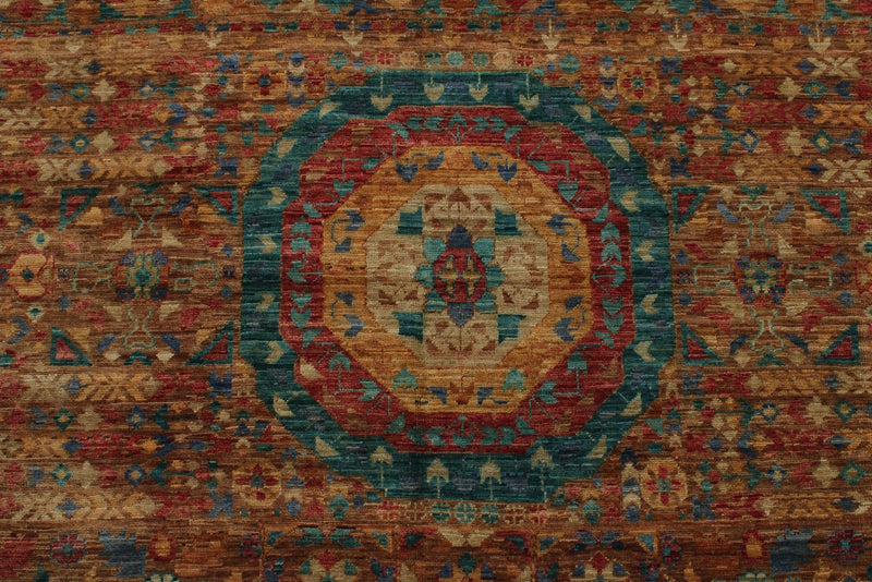 12x17 Rust and Multicolor Anatolian Traditional Rug