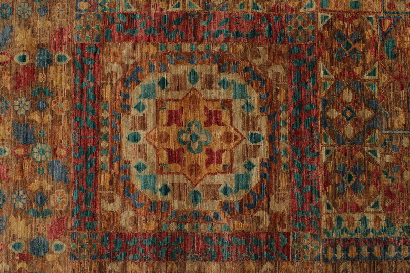 12x17 Rust and Multicolor Anatolian Traditional Rug