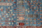 5x7 Light Blue and Light Green Anatolian Traditional Rug