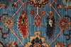 3x26 Light Blue and Red Anatolian Traditional Runner