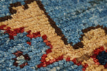 3x26 Light Blue and Red Anatolian Traditional Runner