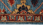 3x26 Light Blue and Red Anatolian Traditional Runner