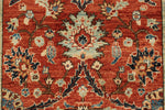 3x8 Rust and Navy Anatolian Traditional Runner