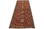 3x8 Rust and Navy Anatolian Traditional Runner