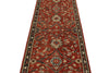 3x8 Rust and Navy Anatolian Traditional Runner